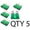 (5) True Spec OFC 10 AWG Gauge ATC Inline Fuse Holder Fuseholder cover & (5) Fuses