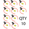 (10) 8 Gauge ATC Inline Fuse Holder Fuseholder with cover and (10)  Fuses