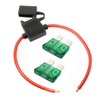 (1) 12 Gauge Gauge ATC Inline Fuse Holder Fuseholder with cover & (2) Fuses