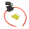 (1) 12 Gauge Gauge ATC Inline Fuse Holder Fuseholder with cover & Fuse