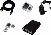 Basic Starter Kit 4 Raspberry Pi 3+ Model B 8GB NOOBS 3.2.0 Micro SD Power Supply Case