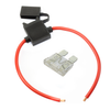 (5) 12 Gauge Gauge ATC Inline Fuse Holder Fuseholder with cover and (5)  Fuses