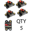 (5) Circuit Breaker  with gold plated terminals Manual Reset/Self Test