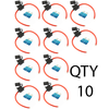 (10) 8 Gauge ATC Inline Fuse Holder Fuseholder with cover and (10)  Fuses