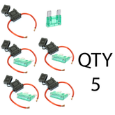 8 Gauge MAXI Inline Fuse Holder Fuseholder with cover & 30 Amp Fuse