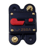 (1) Circuit Breaker with gold plated terminals Manual Reset / Self Test