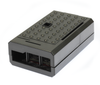 Black Case ABS Raspberry Pi 3 B with square cutout 4 Camera board w/ screw