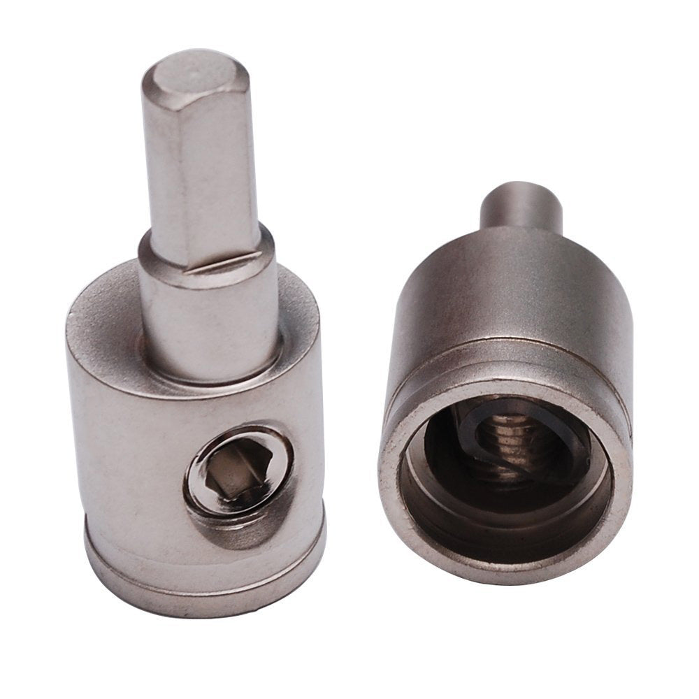 Pair of Car Audio 1/0 Gauge to 4 Gauge Amp Input Reducers