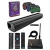 2023 vSeeBox V2 Pro 8K with Voice Remote, Backlit Mini Keyboard & 17" Soundbar