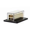 1ea 4 Gauge to 4ea 8 Gauge Pos or Neg Ground Distribution Block by Voodoo