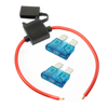 (1) 12 Gauge Gauge ATC Inline Fuse Holder Fuseholder with cover & (2) Fuses