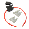 (1) 12 Gauge Gauge ATC Inline Fuse Holder Fuseholder with cover & (2) Fuses