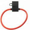 (2) 8 Gauge ATC Inline Fuse Holder Fuseholder with cover and Fuse