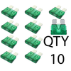 (10) True Spec OFC 10 AWG Gauge ATC Inline Fuse Holder Fuseholder cover &(10) Fuses (10 Amp)