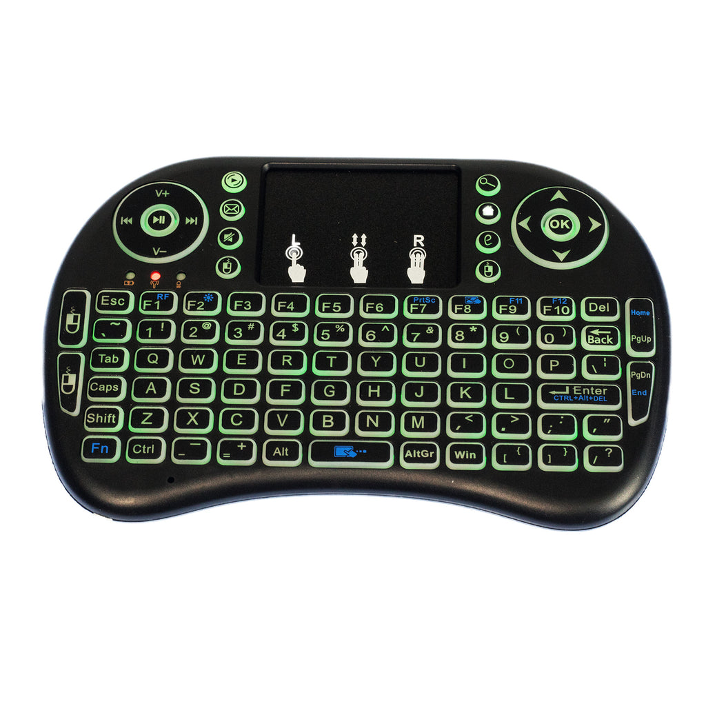 vSeeBox V2 Pro with Voice Remote, Backlit Remote & 3-color Mini Keyboa ...