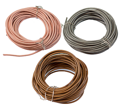 3 COLORS 25ft 75 Ft 18 AWG True Spec Gauge Pink Grey Brown Primary Wire CABLE