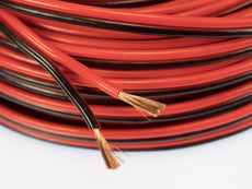 Voodoo 12 Gauge Zip wire red black stranded power ground