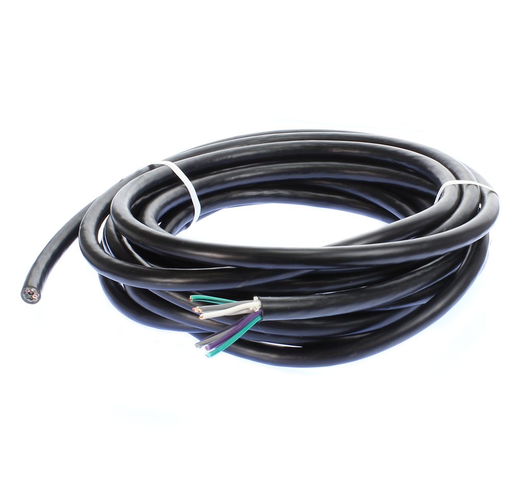 18 AWG Gauge 8 Conductor Speed Black Wire Speaker Trailer 100% OFC Copper Stranded (20 FT)