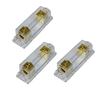 (3 pack) - Gold ANL Fuse Holder 2/0 or 1/0 0 gauge no terminals needed