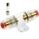 (1) AGU Inline Fuse Holder Fuseholder by Voodoo 4 6 8 Gauge & (1) Fuse
