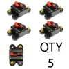 (5) Circuit Breaker  with gold plated terminals Manual Reset/Self Test