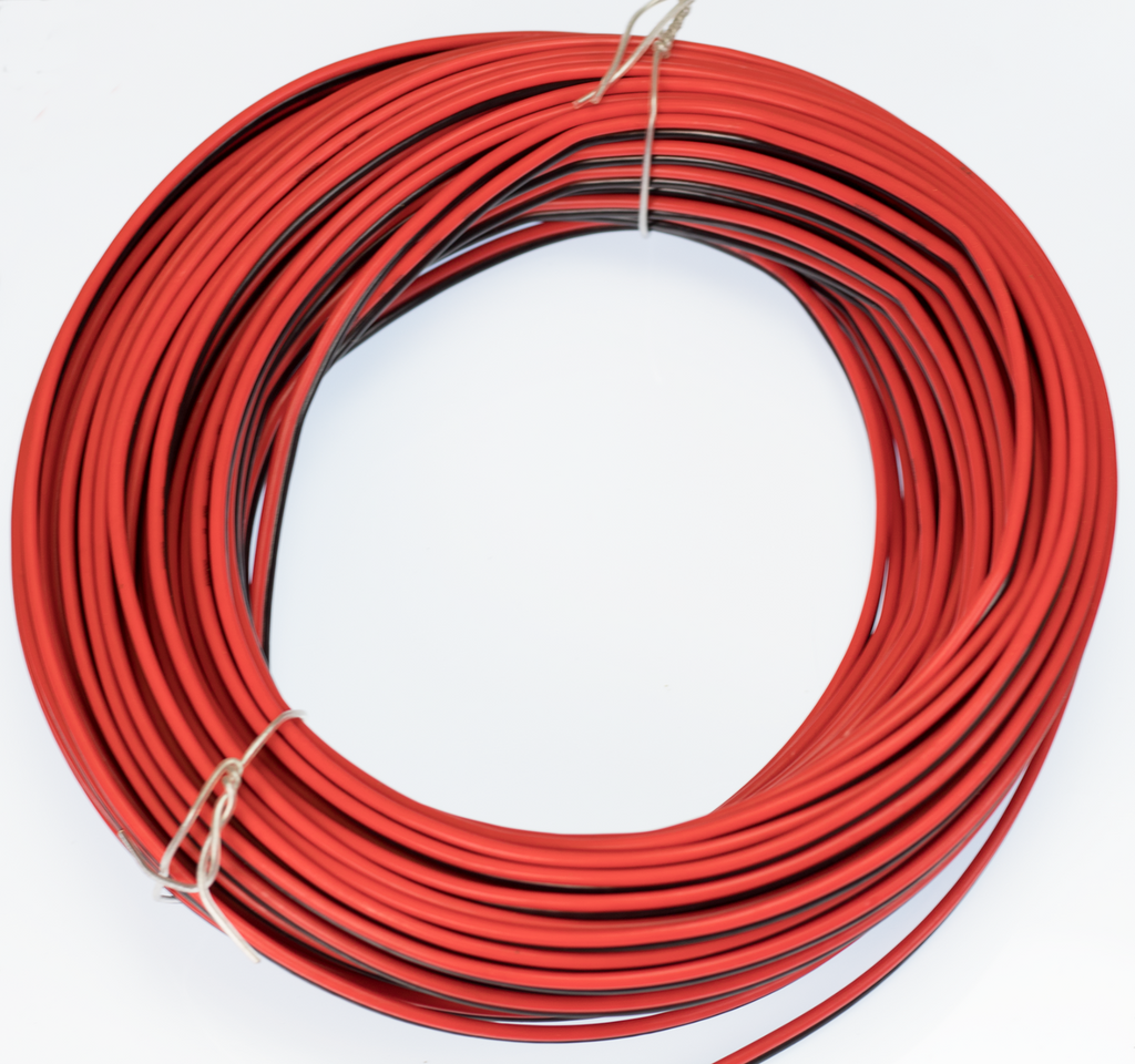 16 AWG Gauge Speaker Wire Cable Car Home Audio Black & Red Zip Wire Kingbobstore