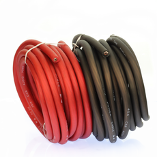 Voodoo 50 ft 25 RED & 25 BLACK 4 True AWG spec Gauge Power Ground Wire