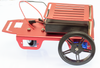 Raspberry Pi 3 Robot Rover Chassis Kit, DC & Stepper Motor Hat, 2ea DC Motors