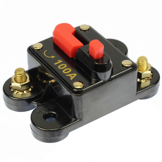 (1) Circuit Breaker with gold plated terminals Manual Reset / Self Test