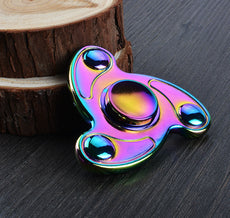 EDC Whirlwind Fidget Hand Spinner Multicolor Rainbow Focus ADHD Finger Toy