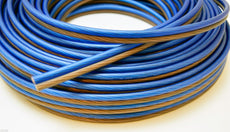 1 ft TRUE 10 Gauge BLUE/BLACK AWG Voodoo Car Audio Speaker Wire Car Home