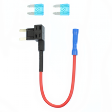 (1) ATM TAP Mini Add-a-circuit ATM Low Profile Blade Fuse Holder (2) 15 Amp Fuses
