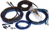 Voodoo blue 8 AWG True spec Gauge Amp amplifier install kit RCA speaker wire ANL