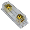 (3 pack) - Gold ANL Fuse Holder 2/0 or 1/0 0 gauge no terminals needed
