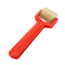 1-Inch Flat Economy Grade Solid Wood Seam Roller w/ ABS Plastic Handle, Sound Deadener Installation Tool