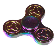 EDC Fidget Hand design Spinner Multicolor Focus ADHD Finger Toy ships from NJ