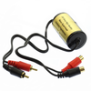 20 Amp Ground Loop Isolator Noise Suppressor Filter Killer RCA to RCA 20 AMP 23" long (NF104, 20A Continuous)