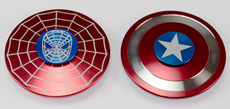 Captain America Shield + Spider Man Fidget Hand Spinner Toy Focus ADHD Autism