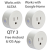 10 Amp Mini WiFi Smart Plug - US Outlet Works with Alexa Echo & Google Assistant