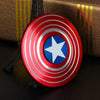 Captain America Shield + Spider Man Fidget Hand Spinner Toy Focus ADHD Autism