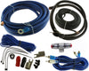 Voodoo 4 Gauge Car Amplifier Installation Wiring Wire Kit Amp + RCA+ Converter