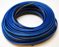 Blue / Black Speaker Wire 14 gauge stranded by Voodoo Car Audio