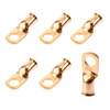 Wire Ring Terminal Copper 2 AWG Gauge Connectors Car Audio Terminals