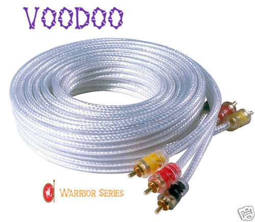 Voodoo A/V Audio Video RCA cable 75 ohm OFC Copper