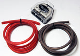 Voodoo capacitor installation kit 4 ft red / 4ft black AWG